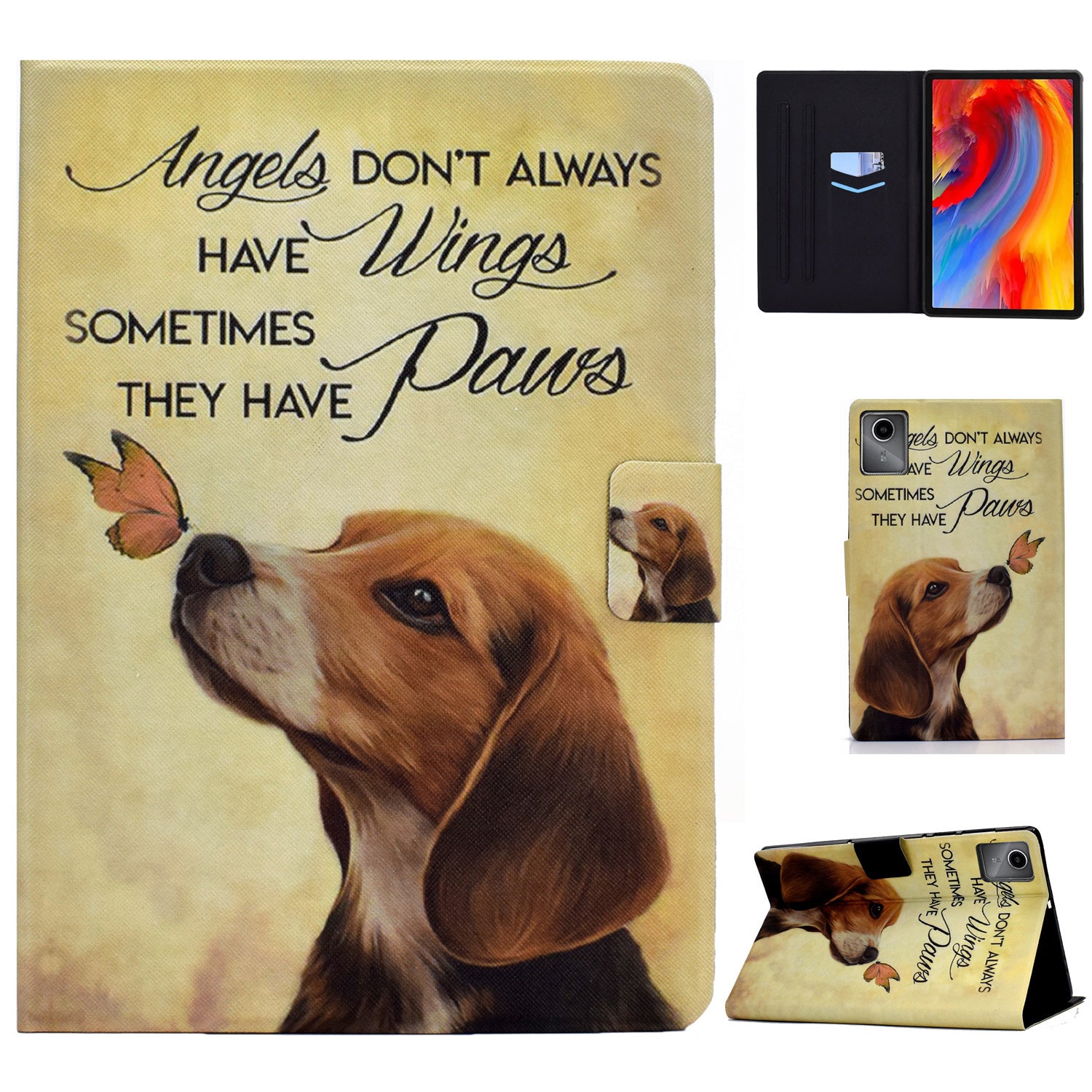 For Lenovo Tab M11 / Xiaoxin Pad 11 2024 Case Stand Pattern Printed Tablet Shell