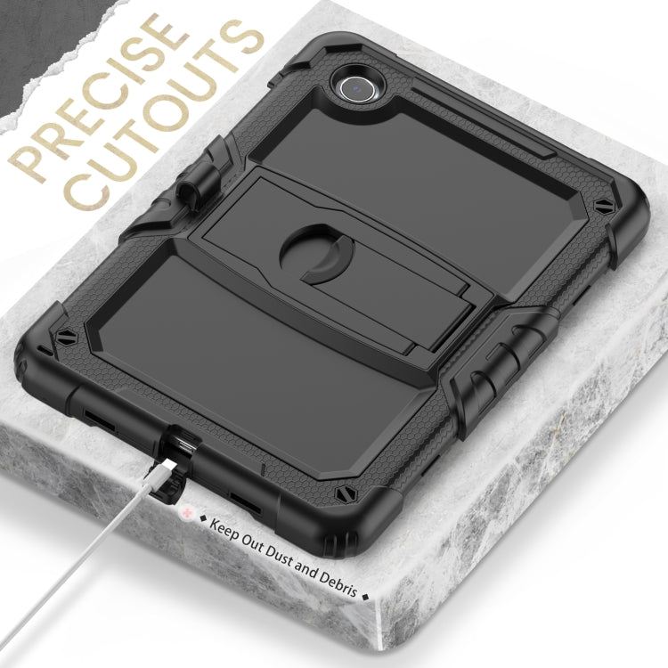 For Lenovo Tab M11 / Xiaoxin Pad 11 2024 Case Kickstand PC+Silicone Anti-drop Tablet Cover
