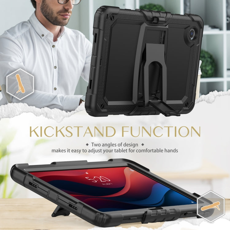 For Lenovo Tab M11 / Xiaoxin Pad 11 2024 Case Kickstand PC+Silicone Anti-drop Tablet Cover