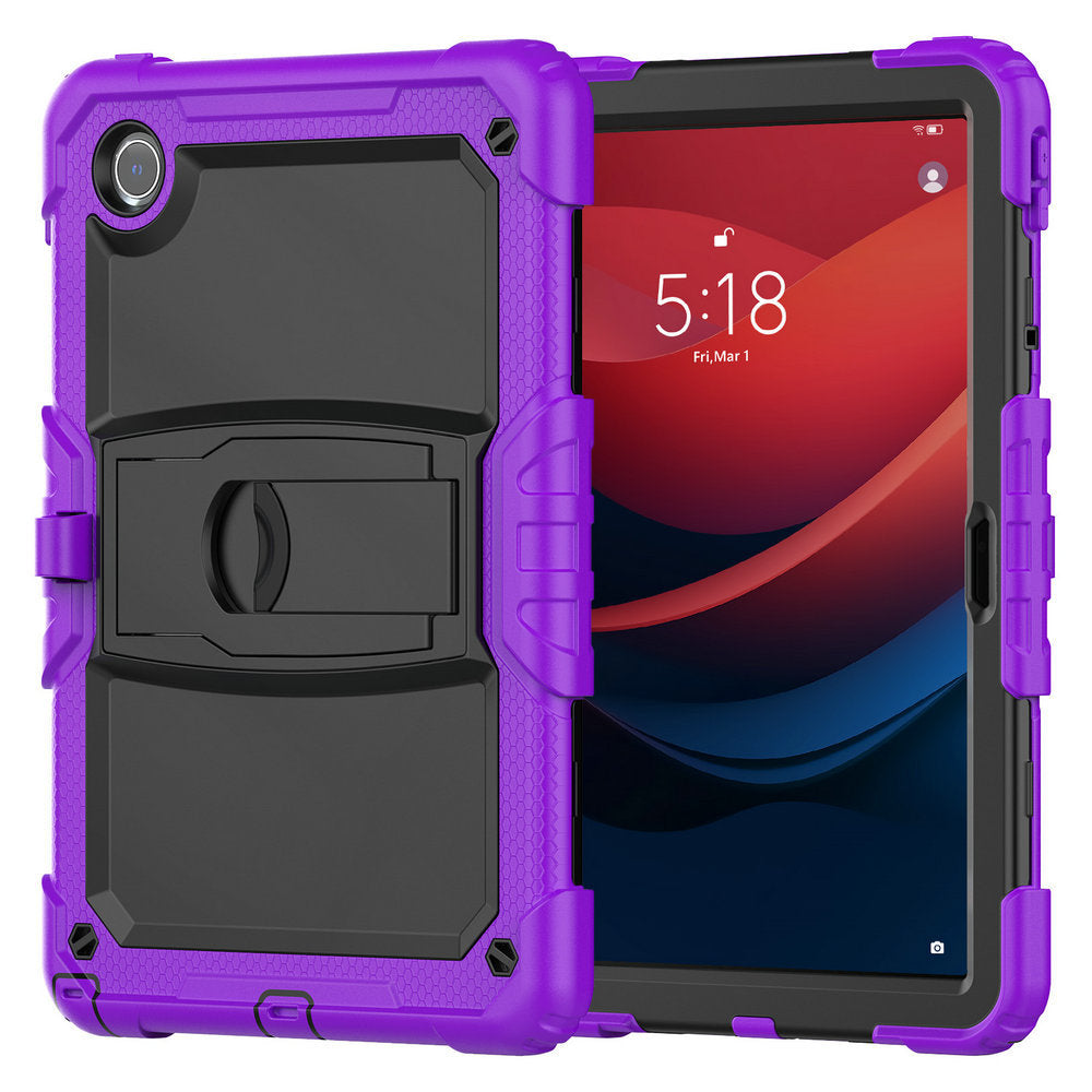 For Lenovo Tab M11 / Xiaoxin Pad 11 2024 Case Kickstand PC+Silicone Anti-drop Tablet Cover