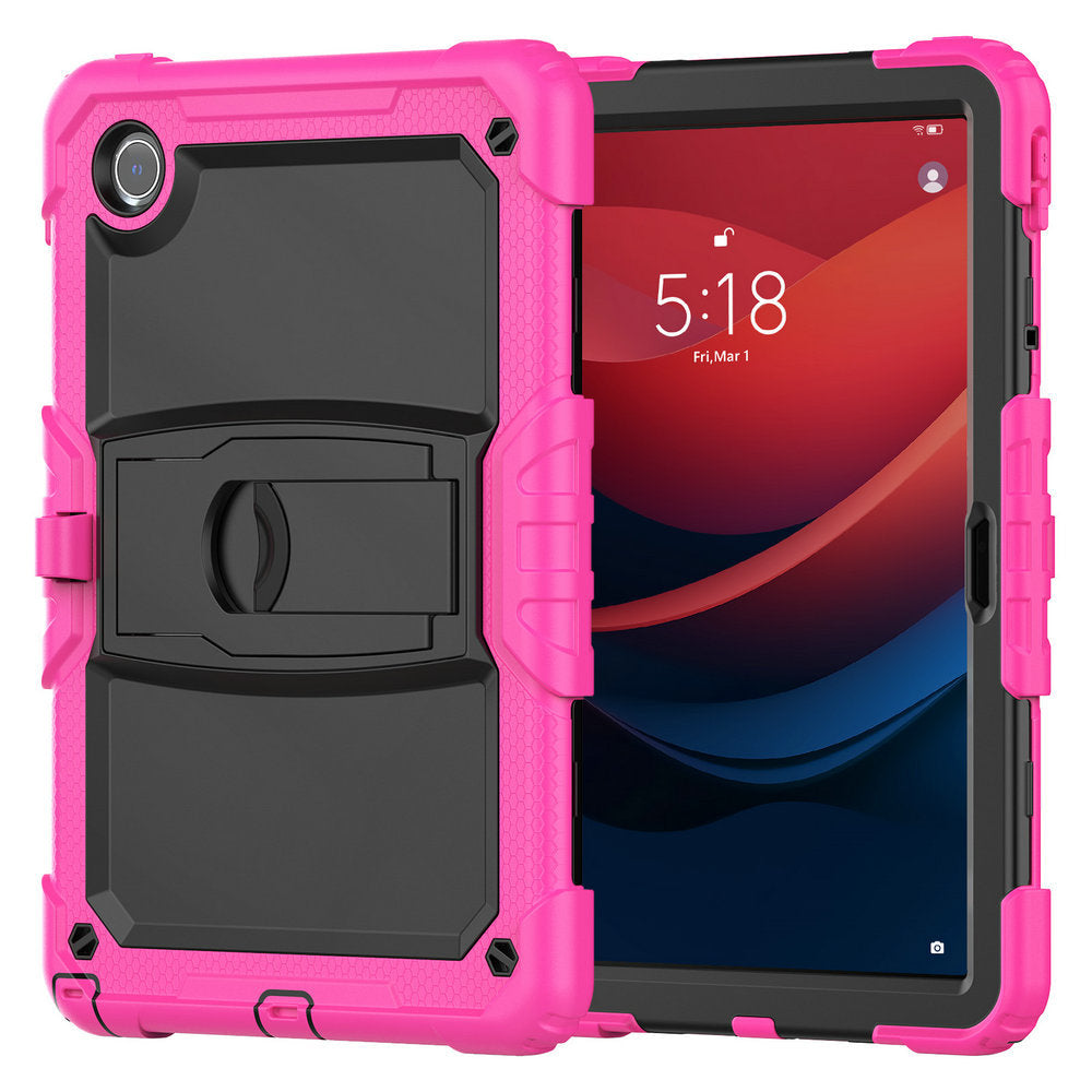 For Lenovo Tab M11 / Xiaoxin Pad 11 2024 Case Kickstand PC+Silicone Anti-drop Tablet Cover