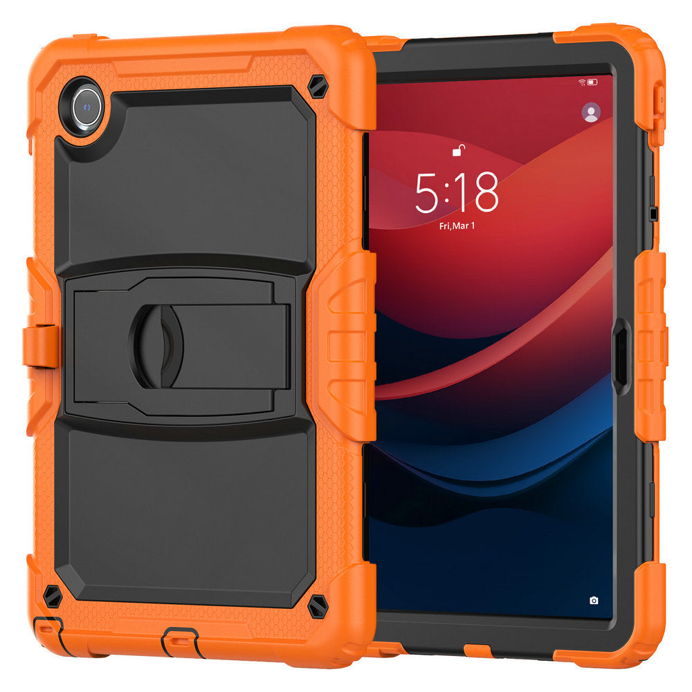 For Lenovo Tab M11 / Xiaoxin Pad 11 2024 Case Kickstand PC+Silicone Anti-drop Tablet Cover