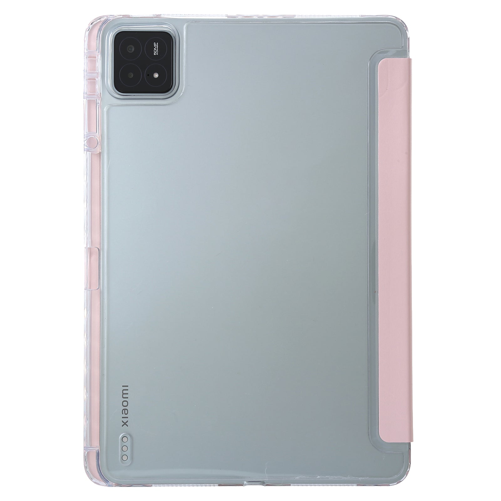 For Xiaomi Pad 6S Pro 12.4 Tablet Case Origami Stand TPU+Acrylic+PU Leather Anti-drop Cover