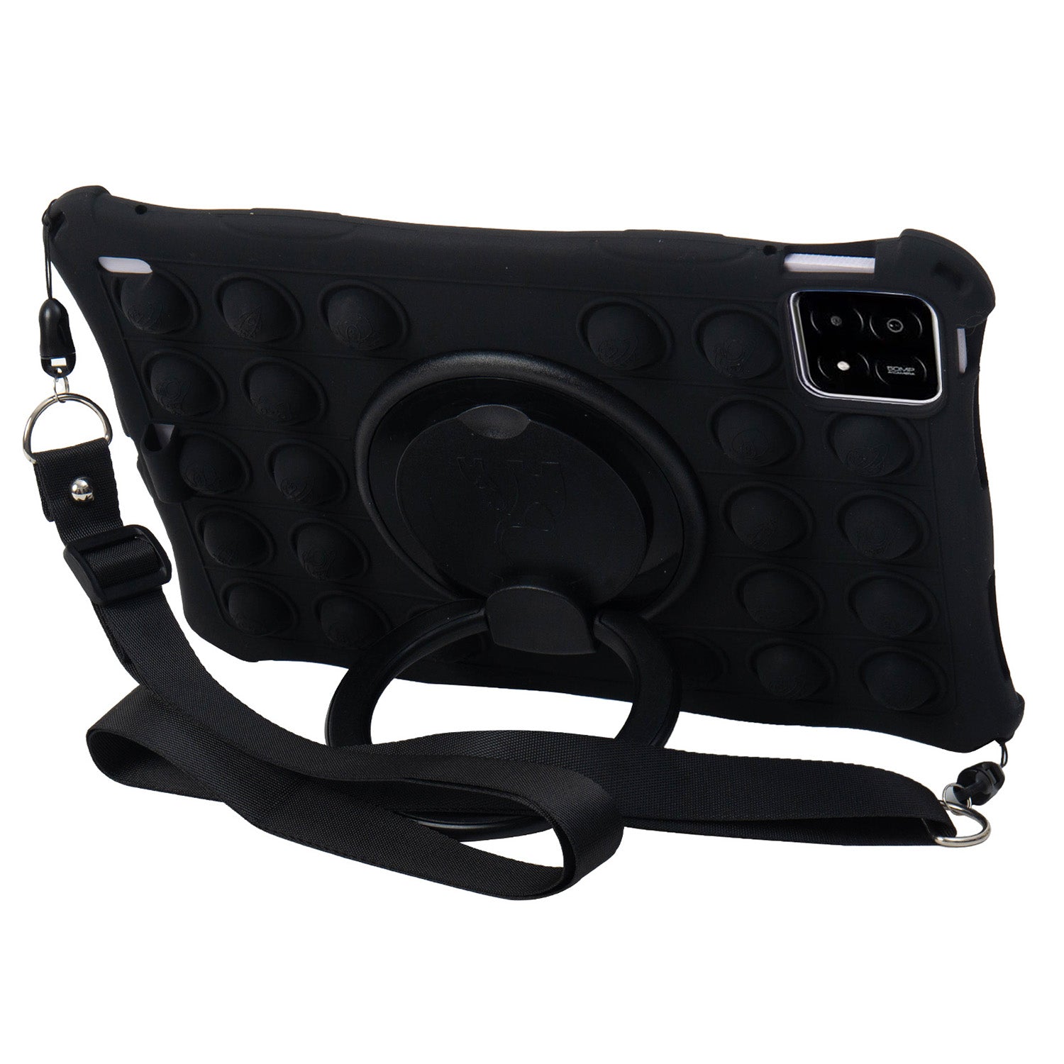 For Xiaomi Pad 6S Pro Case Push Bubble Tablet Cover with Kickstand and Shoulder Strap