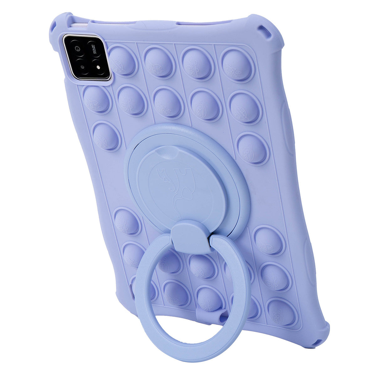 For Xiaomi Pad 6S Pro 12.4 Case Fidget Poppet Push Bubble Silicone Tablet Cover with Kickstand