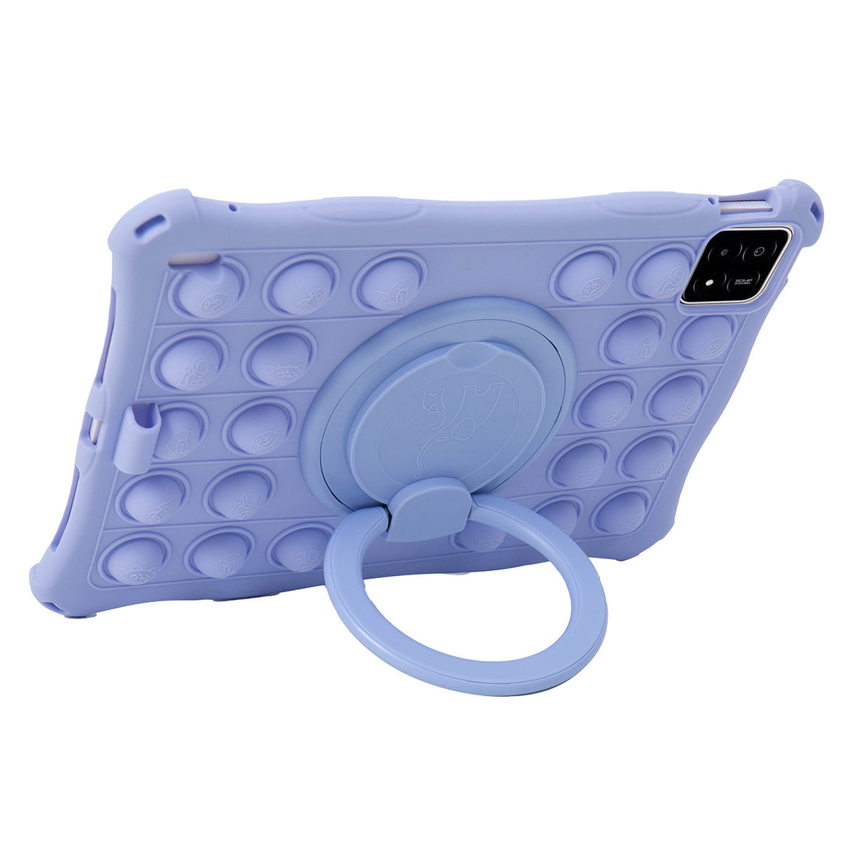 For Xiaomi Pad 6S Pro 12.4 Case Fidget Poppet Push Bubble Silicone Tablet Cover with Kickstand
