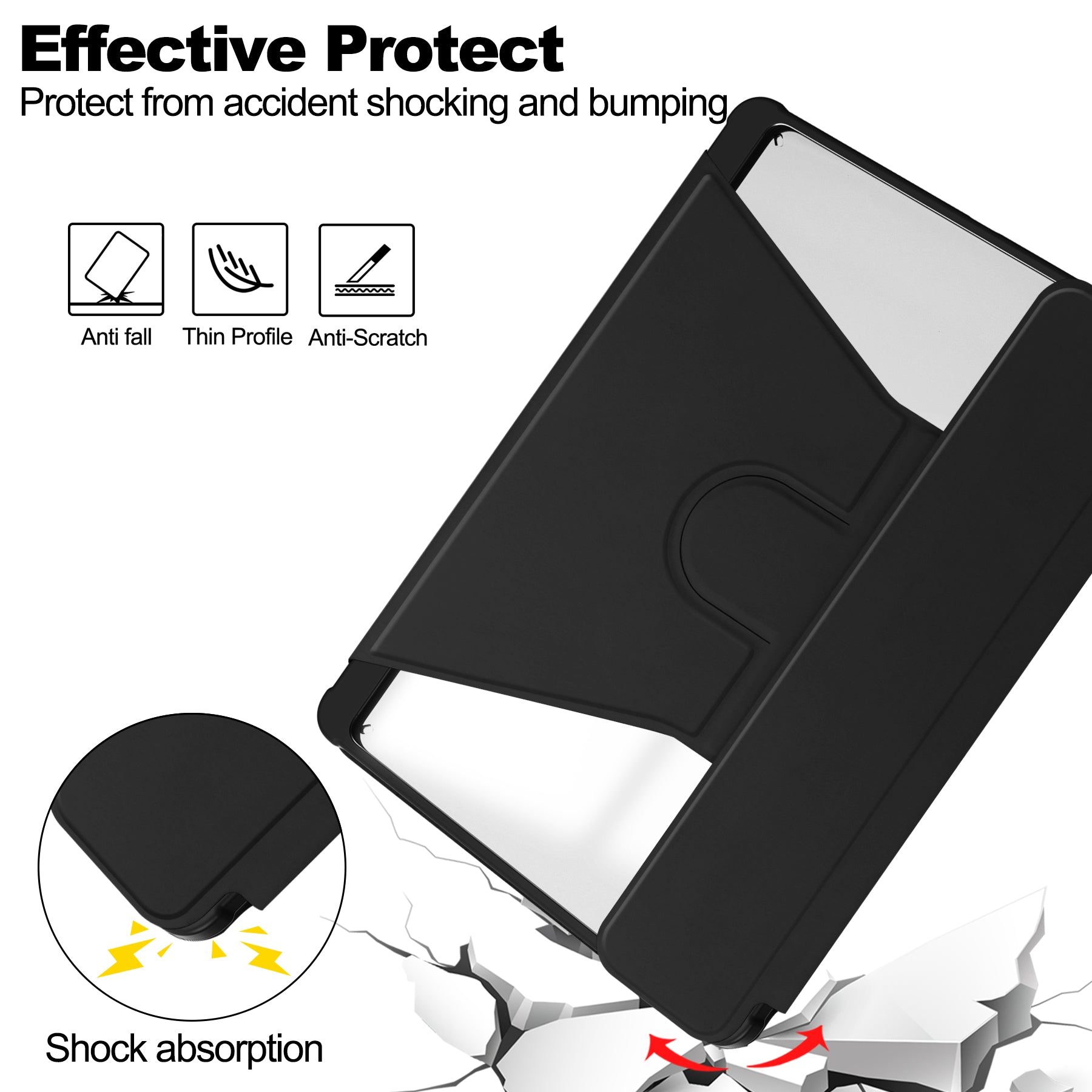 For iPad Pro 11 (2024) Case Leather+Acrylic Stand Tablet Cover with Bluetooth Keyboard