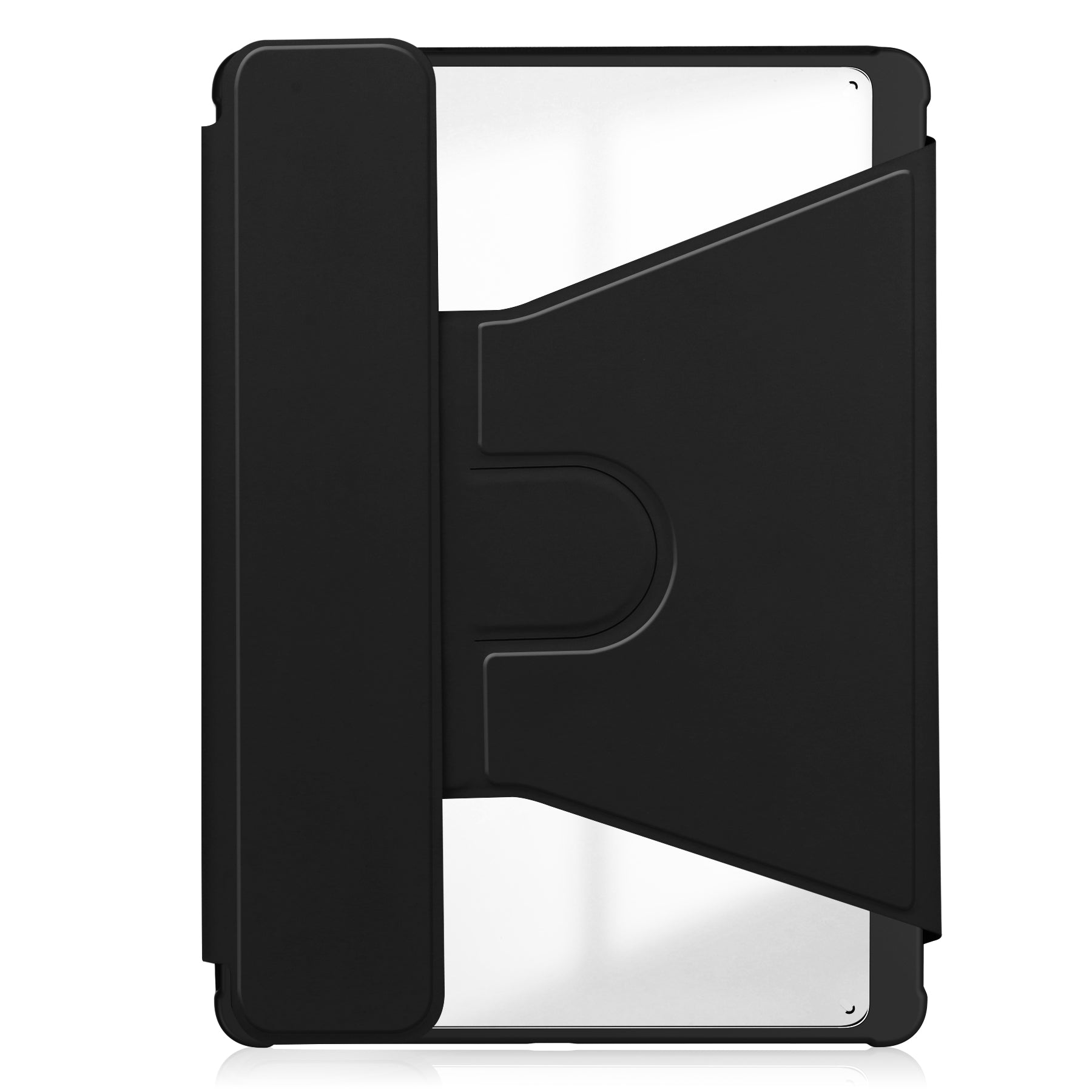 For iPad Pro 11 (2024) Case Leather+Acrylic Stand Tablet Cover with Bluetooth Keyboard