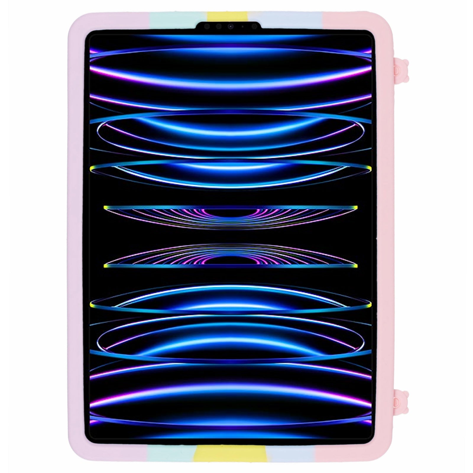 For iPad Air (2020) / (2022) / iPad Pro 11 (2018) / (2020) / (2021) / (2022) Case Pop Push Kickstand Silicone Cover