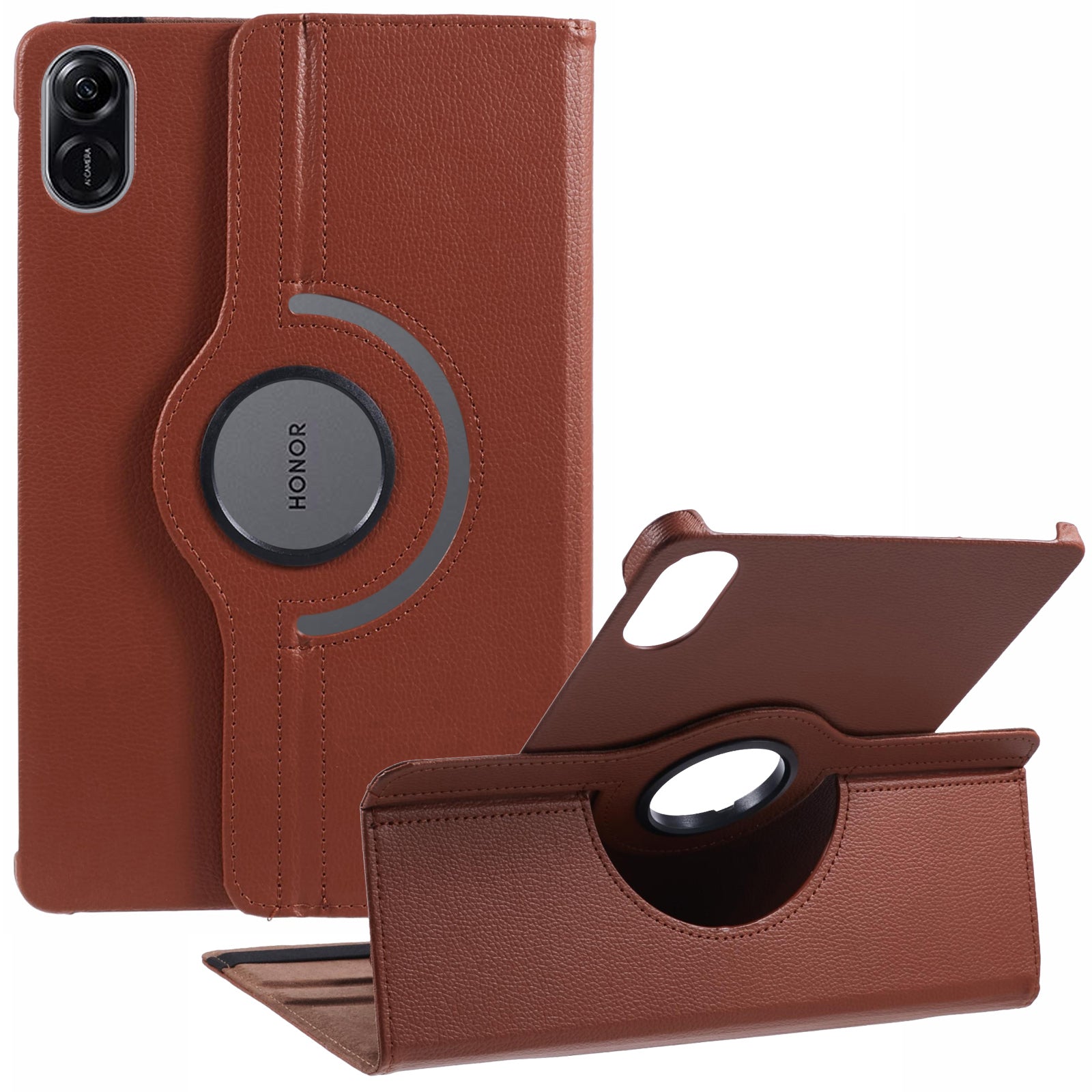 For Honor Pad X8 Pro / Honor Pad X9 Case Leather+TPU Tablet Cover Rotating Stand