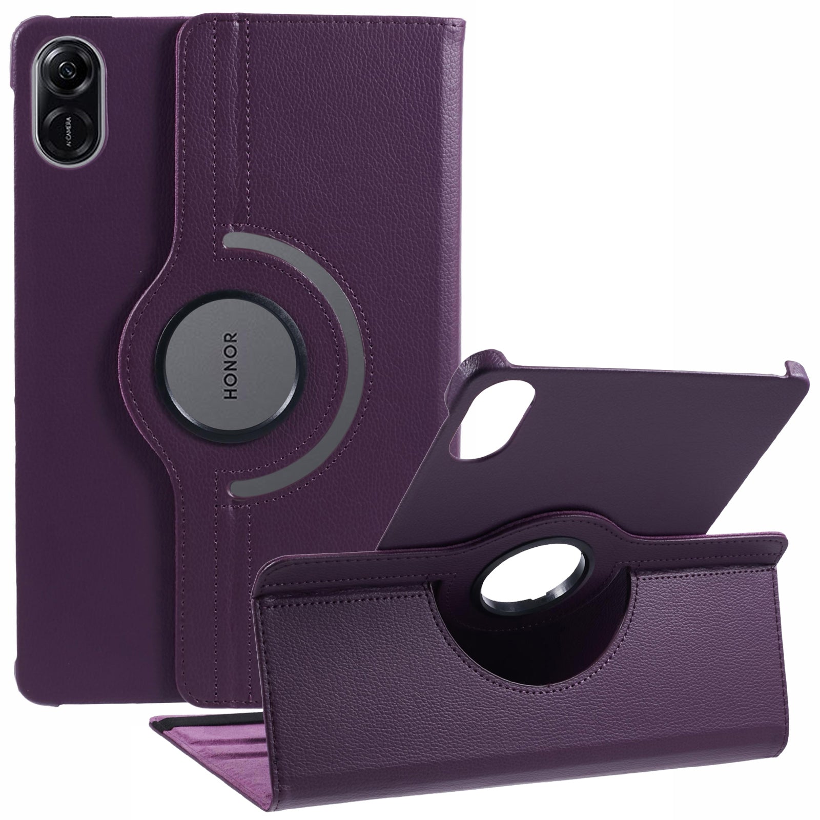For Honor Pad X8 Pro / Honor Pad X9 Case Leather+TPU Tablet Cover Rotating Stand