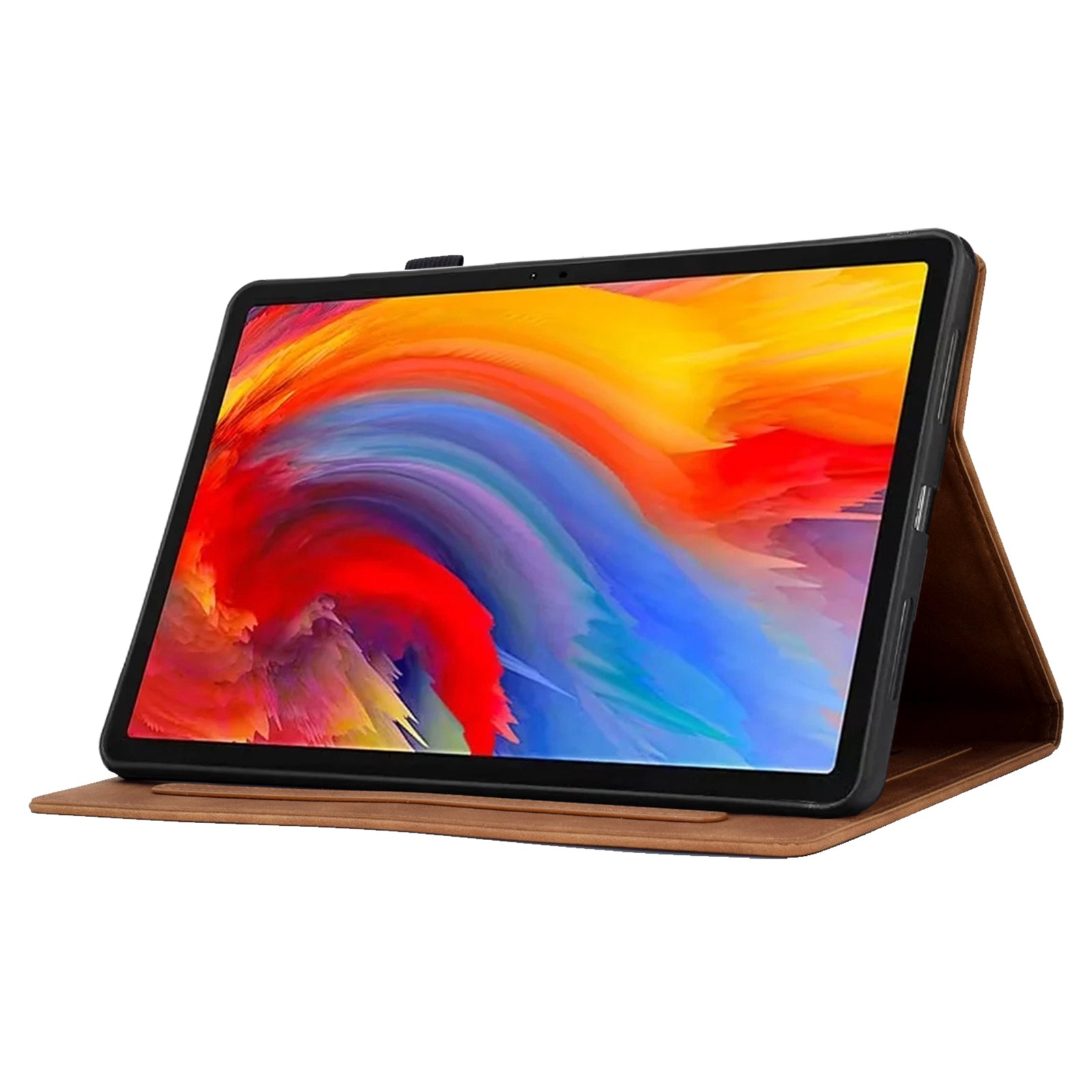 For Lenovo Tab M11 / Xiaoxin Pad 11 2024 Case Microfiber Leather Iron Tower Pattern Tablet Cover