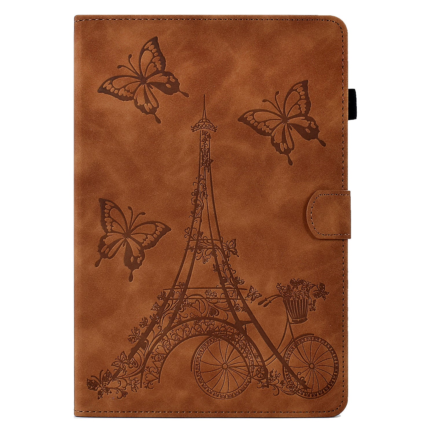 For Lenovo Tab M11 / Xiaoxin Pad 11 2024 Case Microfiber Leather Iron Tower Pattern Tablet Cover