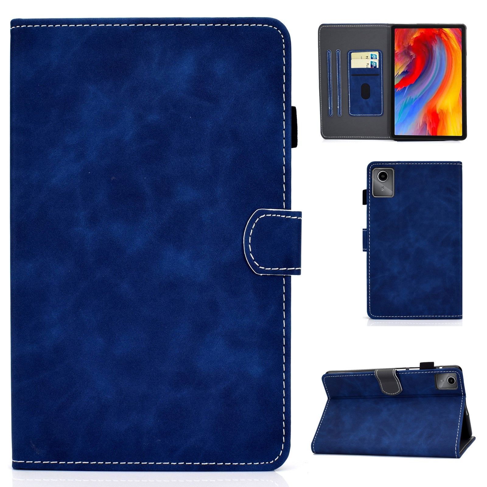 For Lenovo Tab M11 / Xiaoxin Pad 11 2024 Tablet Cover Shockproof Leather Card Holder Stand Case