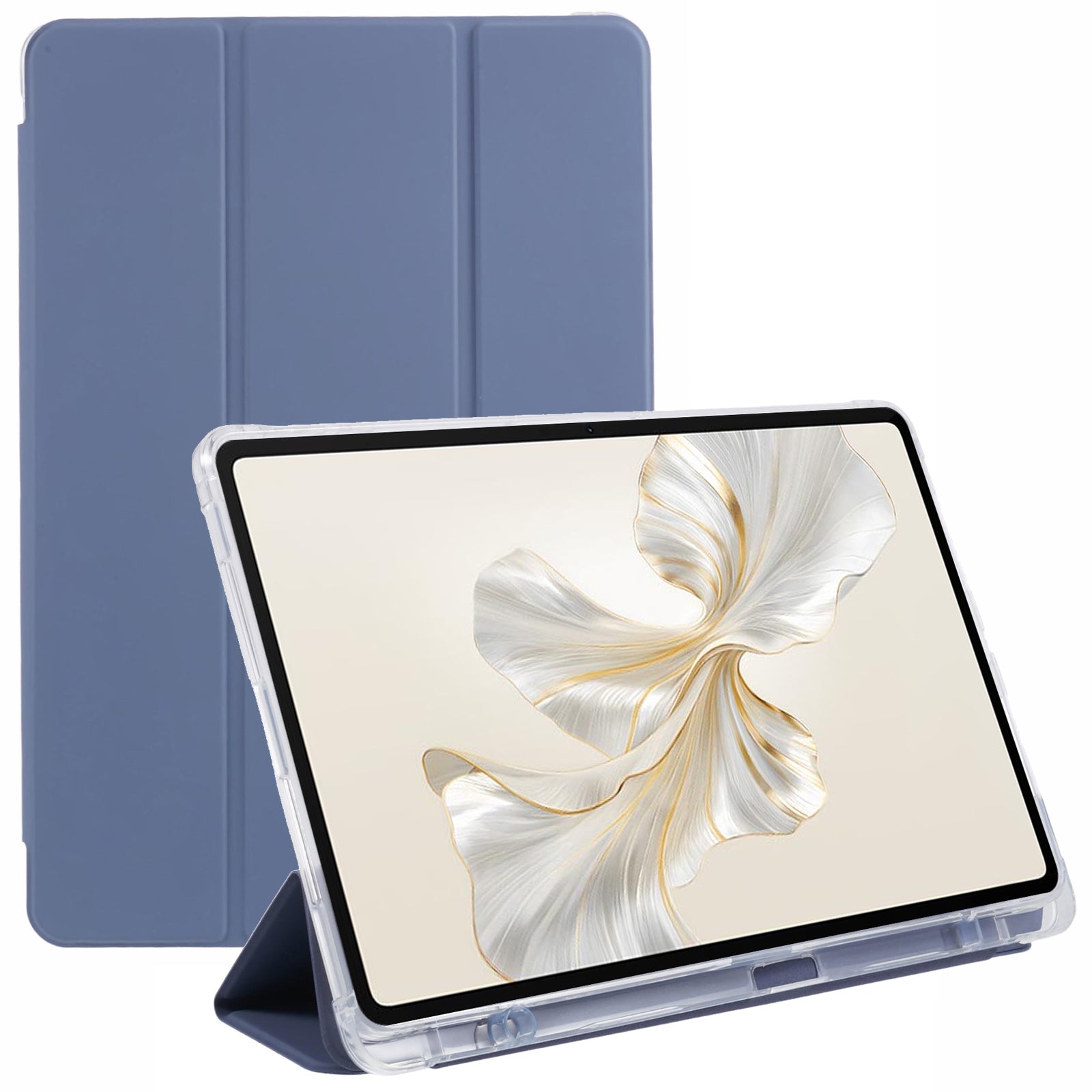 For Honor Pad 9 Case Tri-fold Stand Leather Tablet Cover with Pen Slot