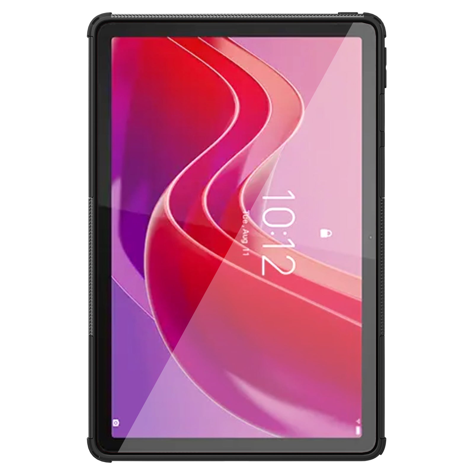 For Lenovo Tab M11 / Xiaoxin Pad 11 2024 Case Tire Texture Shockproof TPU+PC Tablet Cover with Kickstand