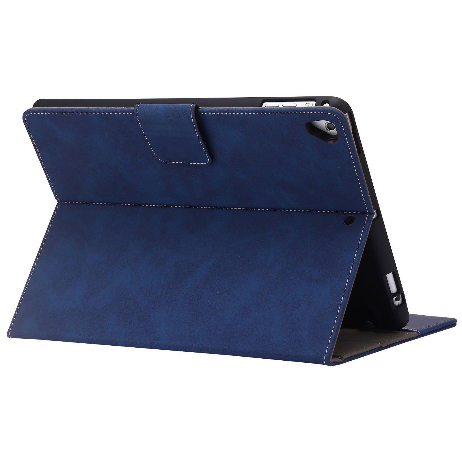 For iPad Air (2013) / Air 2 / iPad 9.7-inch (2017) / (2018) Tablet Case Wallet Leather Flip Cover with Pens Slot