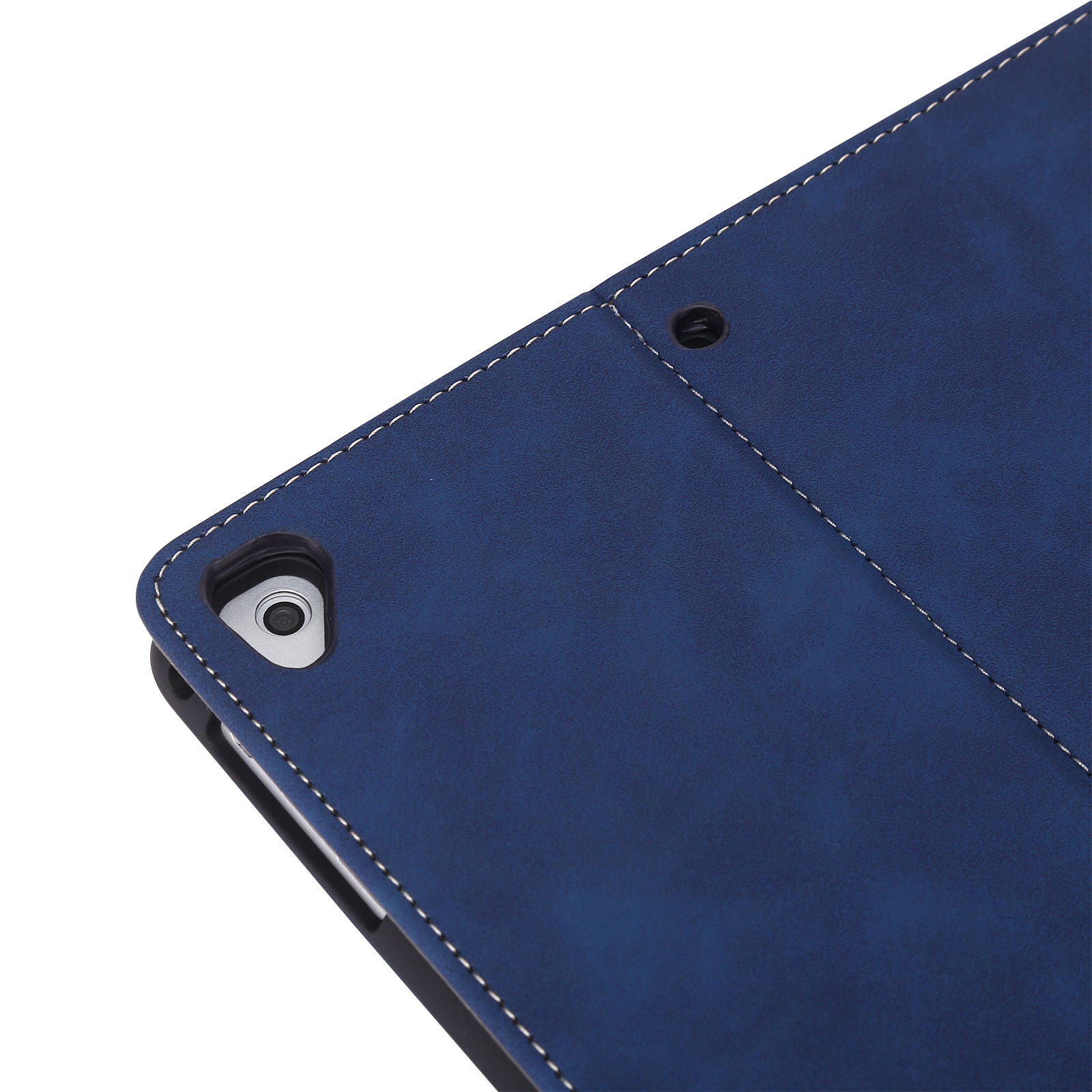 For iPad Air (2013) / Air 2 / iPad 9.7-inch (2017) / (2018) Tablet Case Wallet Leather Flip Cover with Pens Slot