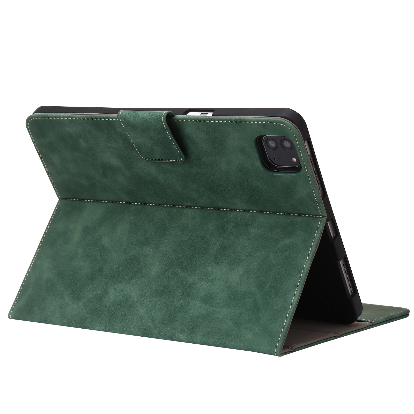 For iPad Air (2020) / (2022) / iPad Pro 11 (2018) / (2020) / (2021) / (2022) Leather Case Pen Slot Wallet Leather Cover