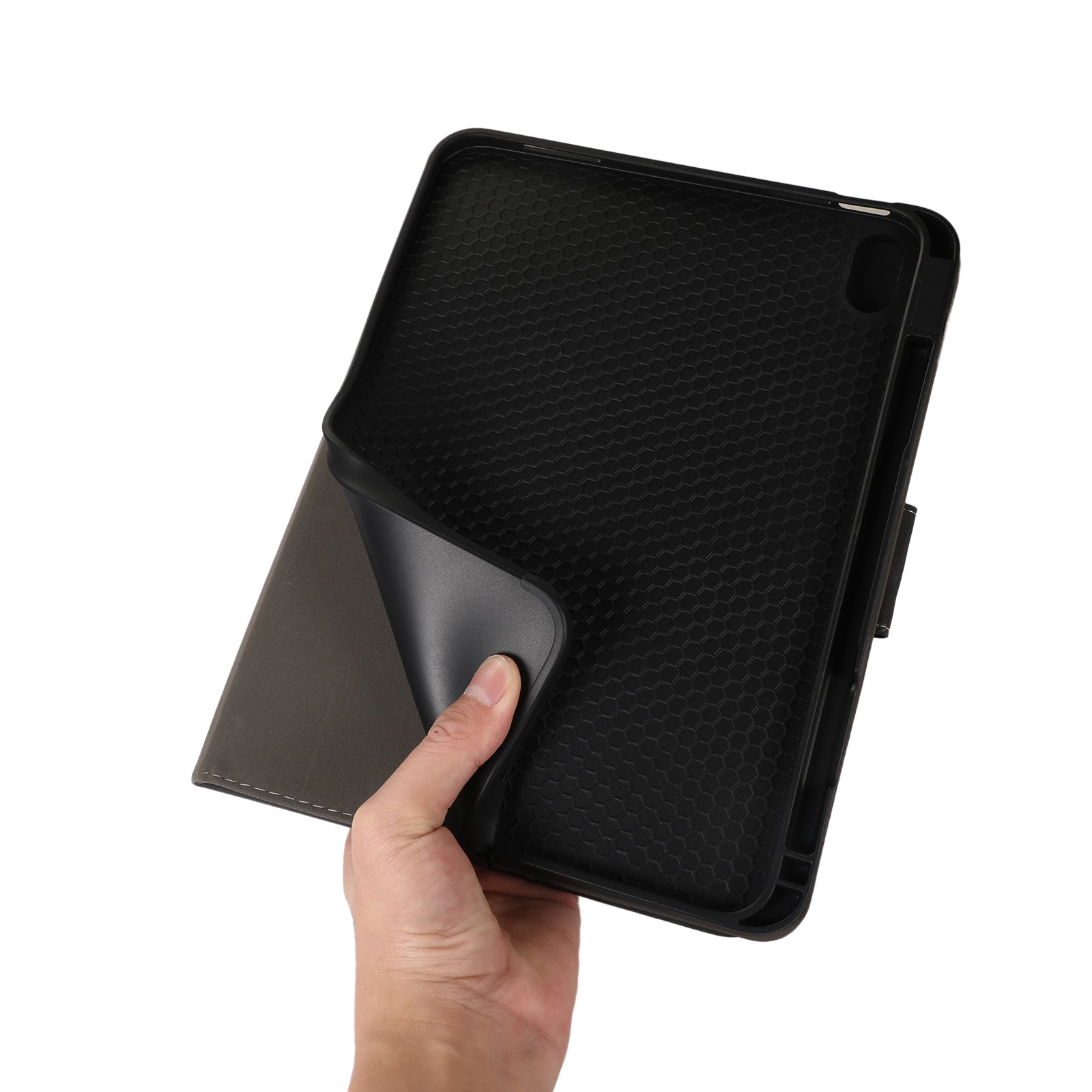 For iPad 10.9 (2022) Case Leather Flip Wallet Tablet Cover with Pens Slot