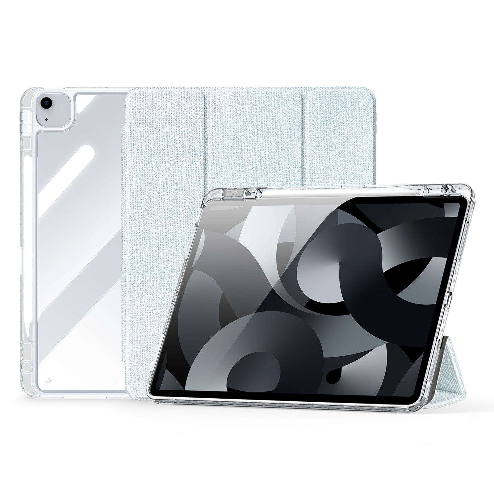 DUX DUCIS Unid Series For iPad Air 13 (2024) Case TPU+PC+PU Clear Tablet Cover Auto Wake / Sleep