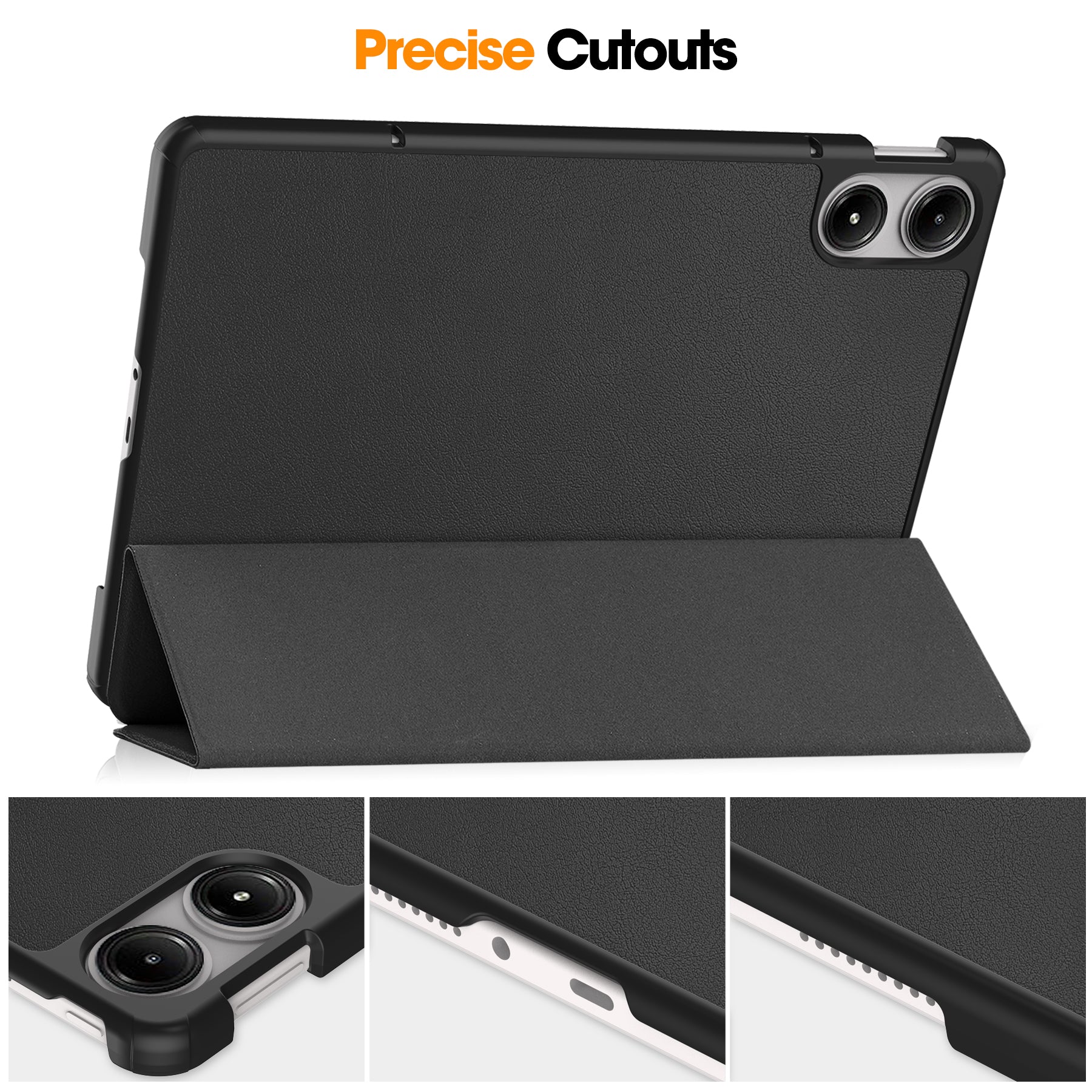 For Xiaomi Redmi Pad Pro Case Tri-fold Stand Leather Tablet Cover with Auto Wake / Sleep