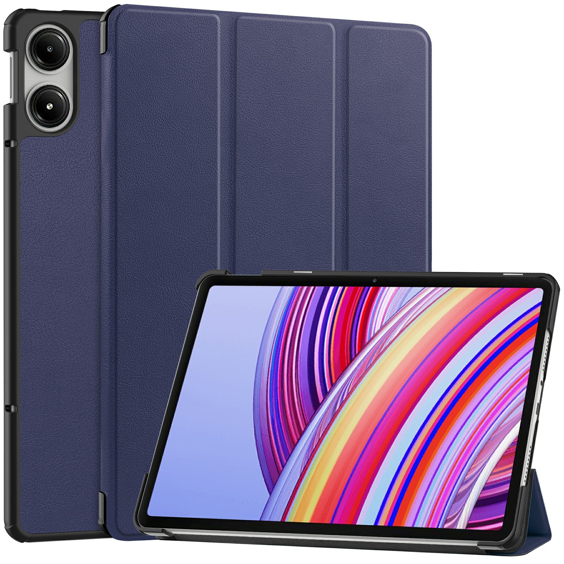 For Xiaomi Redmi Pad Pro Case Tri-fold Stand Leather Tablet Cover with Auto Wake / Sleep