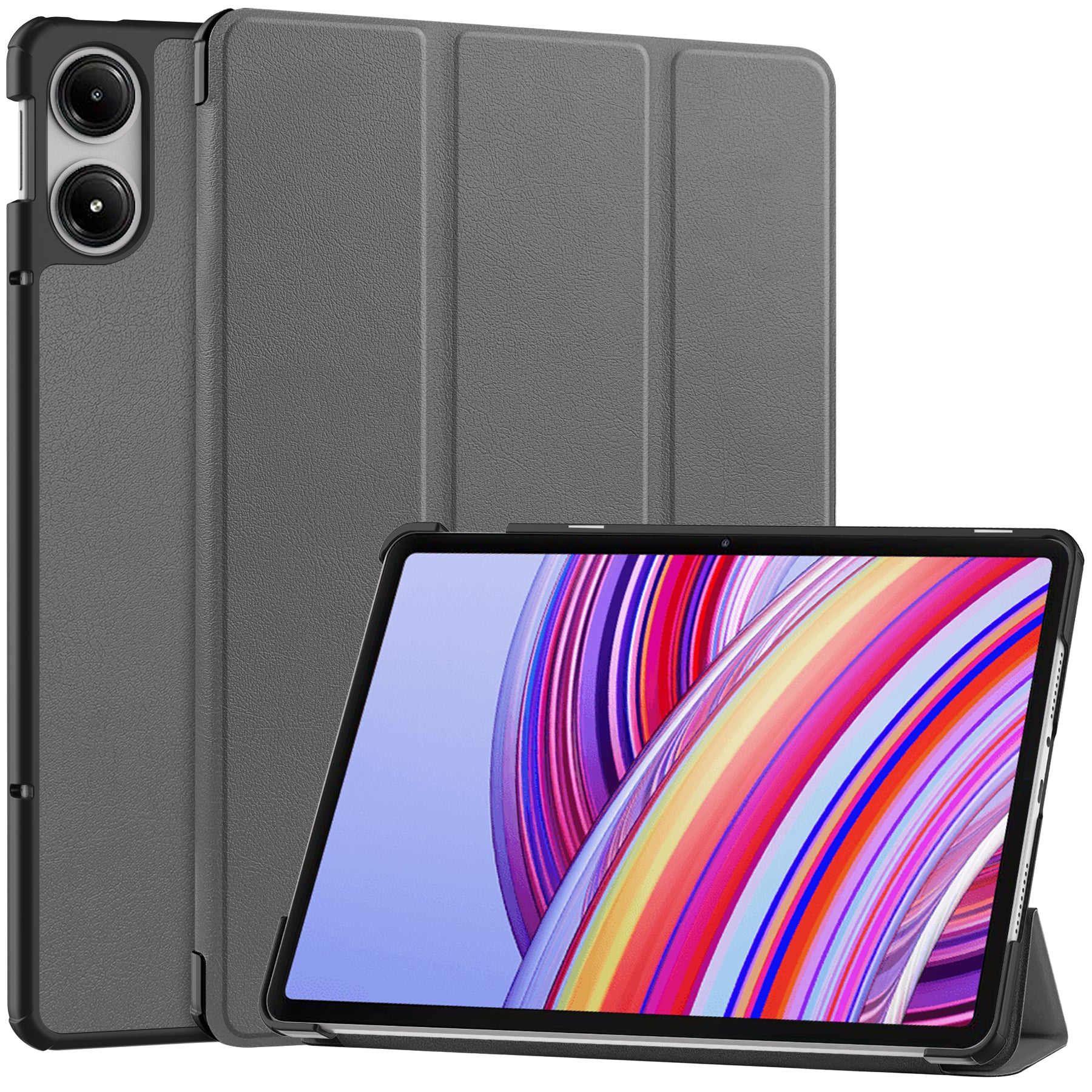For Xiaomi Redmi Pad Pro Case Tri-fold Stand Leather Tablet Cover with Auto Wake / Sleep