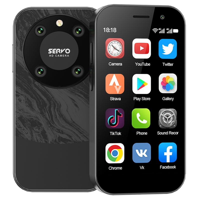 SERVO KING9000 Dual SIM Dual Standby Ultra-Mini 3-inch 4G Smart Phone, 2+16GB