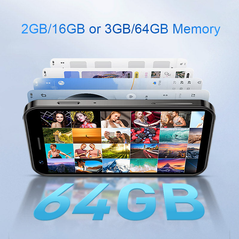 SOYES XS16 3 Inch 4G Mini Smartphone Android 10 5MP Dual SIM Cellphone, 2+16GB