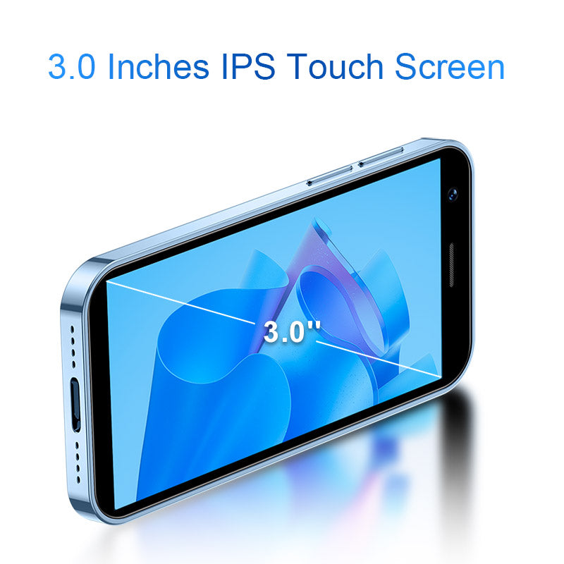 SOYES XS16 Android 10 5MP Dual SIM Mini Cellphone 3 Inch 4G Smartphone, 3+64GB