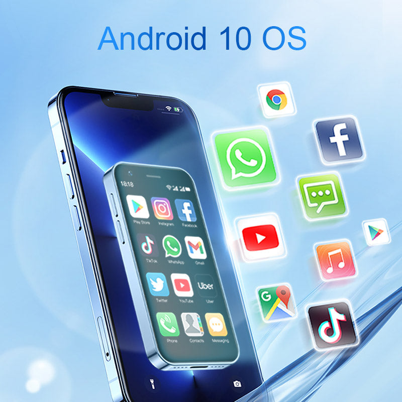 SOYES XS16 Android 10 5MP Dual SIM Mini Cellphone 3 Inch 4G Smartphone, 3+64GB