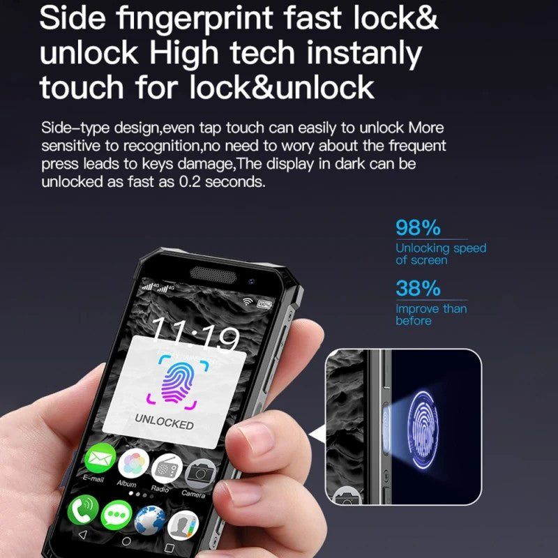 SOYES S10 Max 6+128GB 3.5 Inch Android 10.0 4G Mini Rugged Smartphone Support Dual Cards