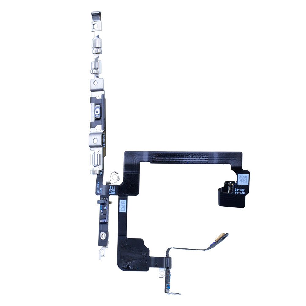 For iPhone 15 OEM Disassembly Power On / Off Flex Cable Spart Part