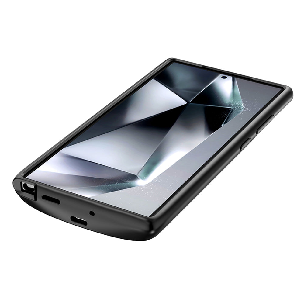 ZHX-217 For Samsung Galaxy S24 Ultra Battery Case 5000mAh Protective Battery Pack Cover Soft Edge