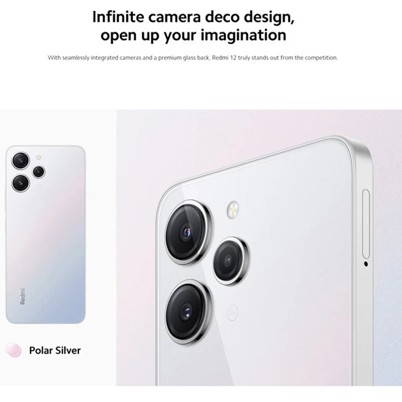XIAOMI Redmi 12 EU Version 8GB+128GB 50MP Smartphone 6.79-inch IPS Display Cell Phone