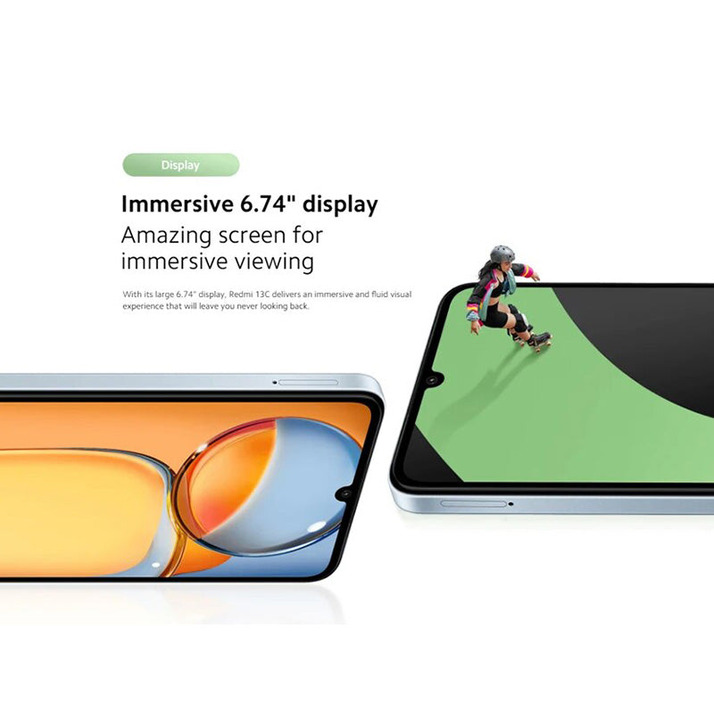 XIAOMI Redmi 13C EU Version 8GB+256GB 50MP Smartphone 6.74" IPS Display Helio G85 4G Cellphone