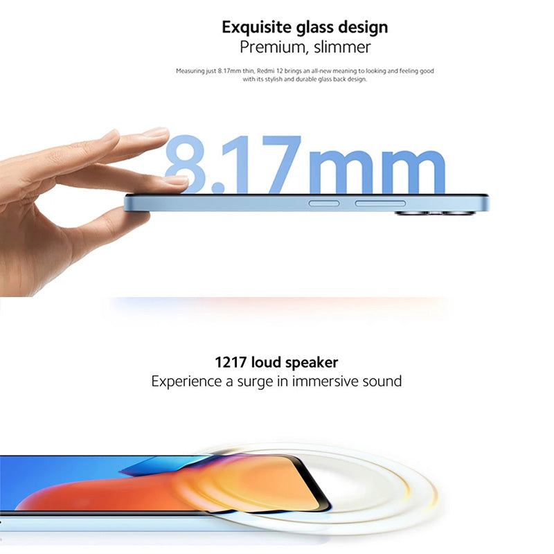 XIAOMI Redmi 12 EU Version 6.79-inch IPS Display Smartphone 4GB+128GB 50MP Android Phone