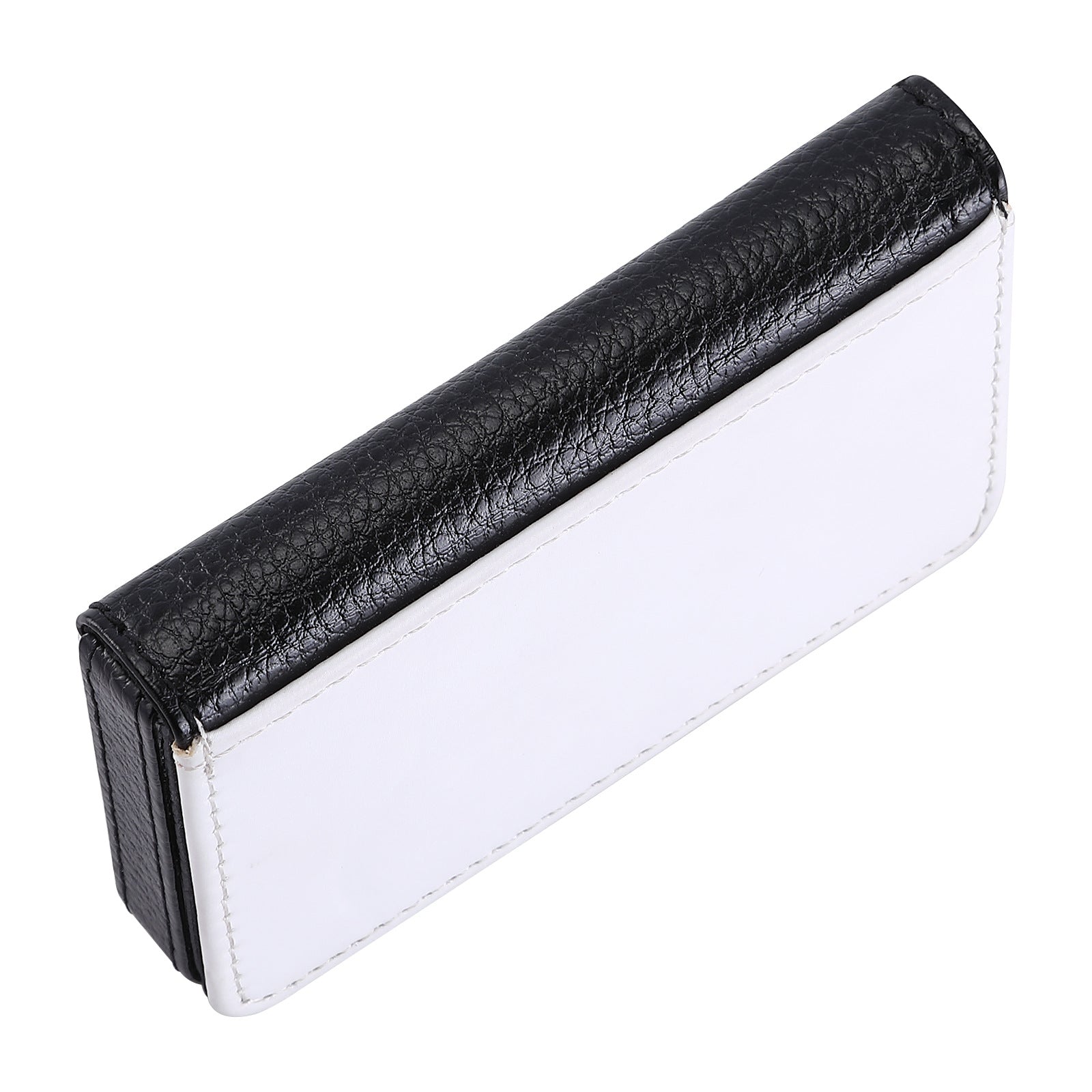 Magnetic PU Leather Business Card Holder Portable Mini Card Storage Organizer Box