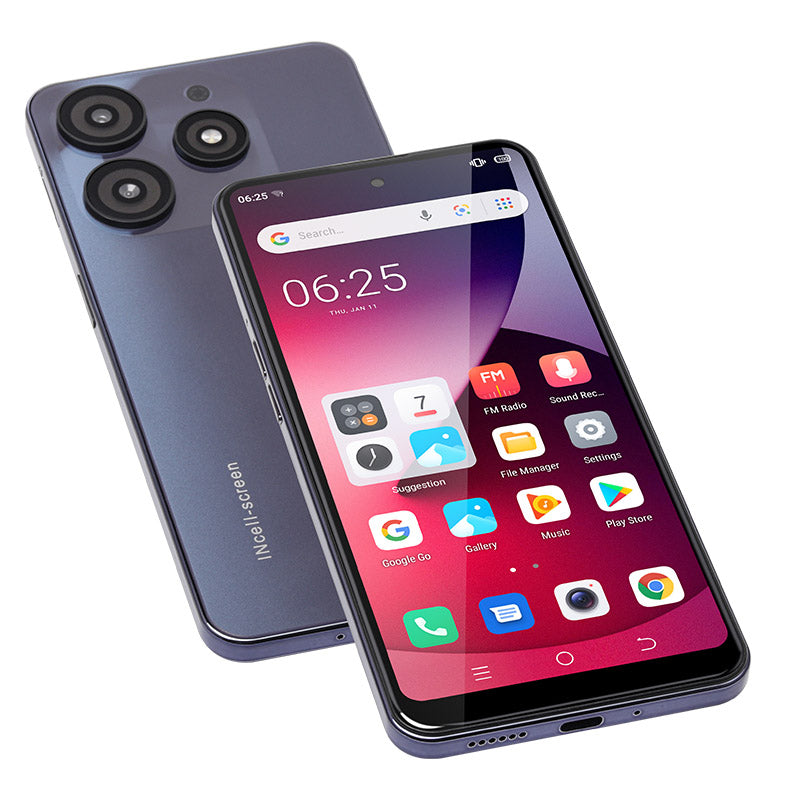 UNIWA K652 6.53-inch Smartphone 3GB+64GB MT6737 Android 9.1 4G Cellphone