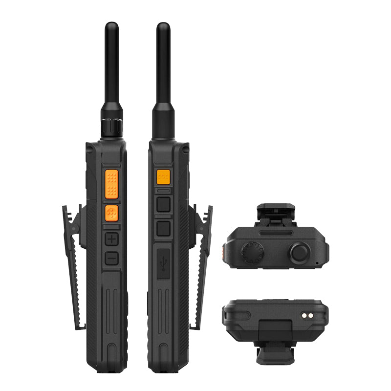 UNIWA P5 2.8 Inch NFC Walkie Talkie Android 9.0 4G Smartphone Support Zello POC, 4G LTE Network+UHF Analog Version