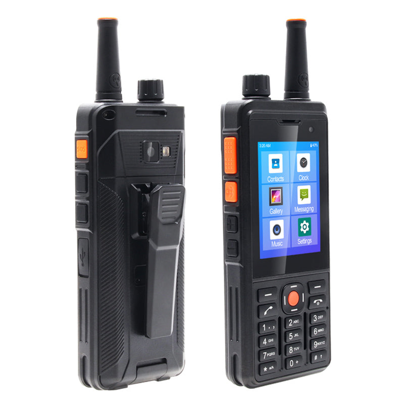 UNIWA P5 2.8 Inch Android 9.0 NFC Walkie Talkie 4G Smartphone Support Zello POC, 4G LTE Network+UHF DMR Version