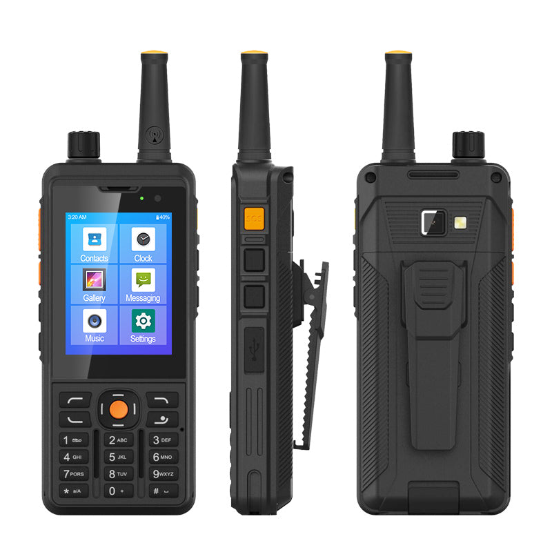 UNIWA P5 2.8 Inch Android 9.0 NFC Walkie Talkie 4G Smartphone Support Zello POC, 4G LTE Network+UHF DMR Version