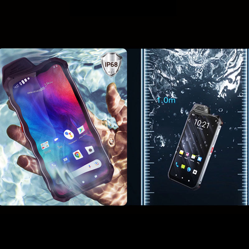 UNIWA W888 6.3-inch 4G Smartphone 4+64GB IP68 Waterproof Phone HD+ IPS Intercom Mobile Phone