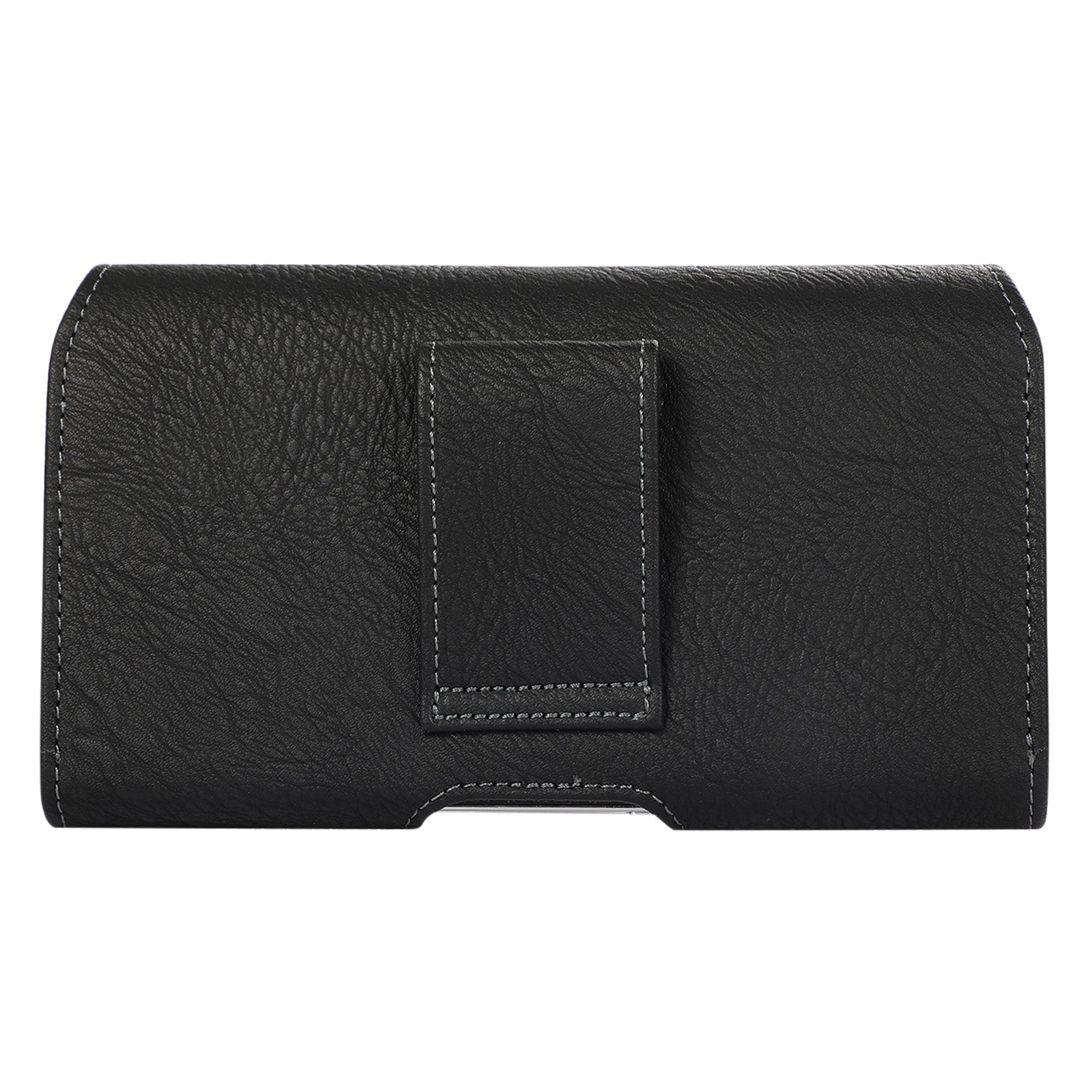 5 Inch Magnetic Waist Pouch Horizontal Style PU Phone Carrying Case