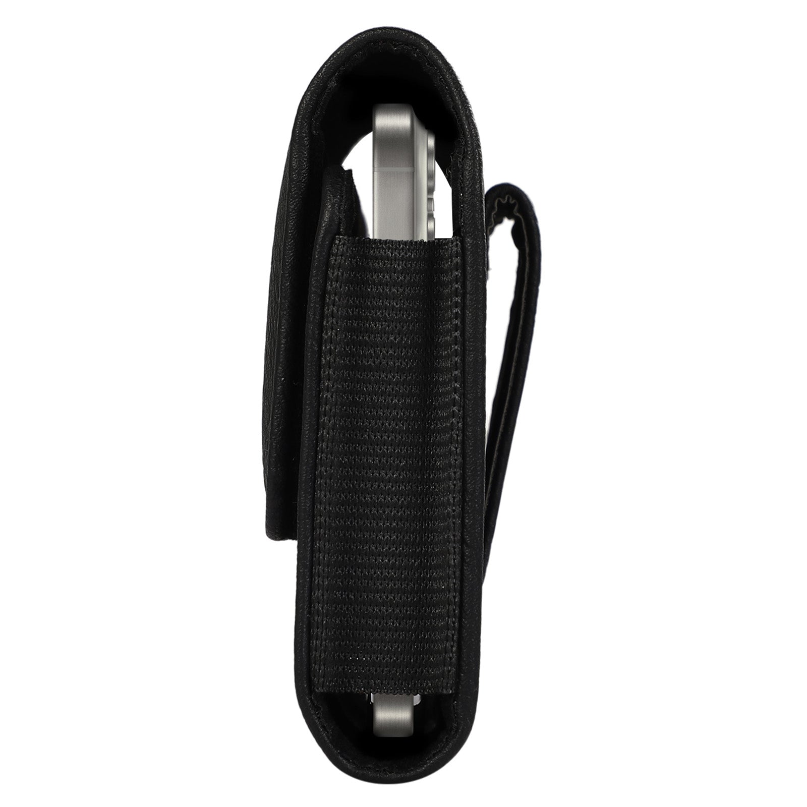 5 Inch Magnetic Waist Pouch Horizontal Style PU Phone Carrying Case