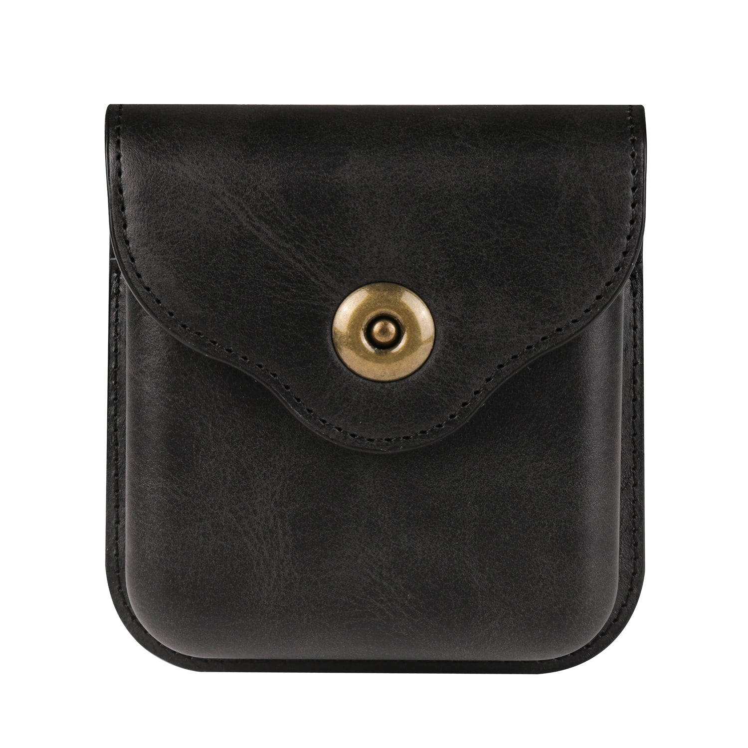 Universal PU Leather Waist Bag with Back Clip and Belt Loop for Folding Phones