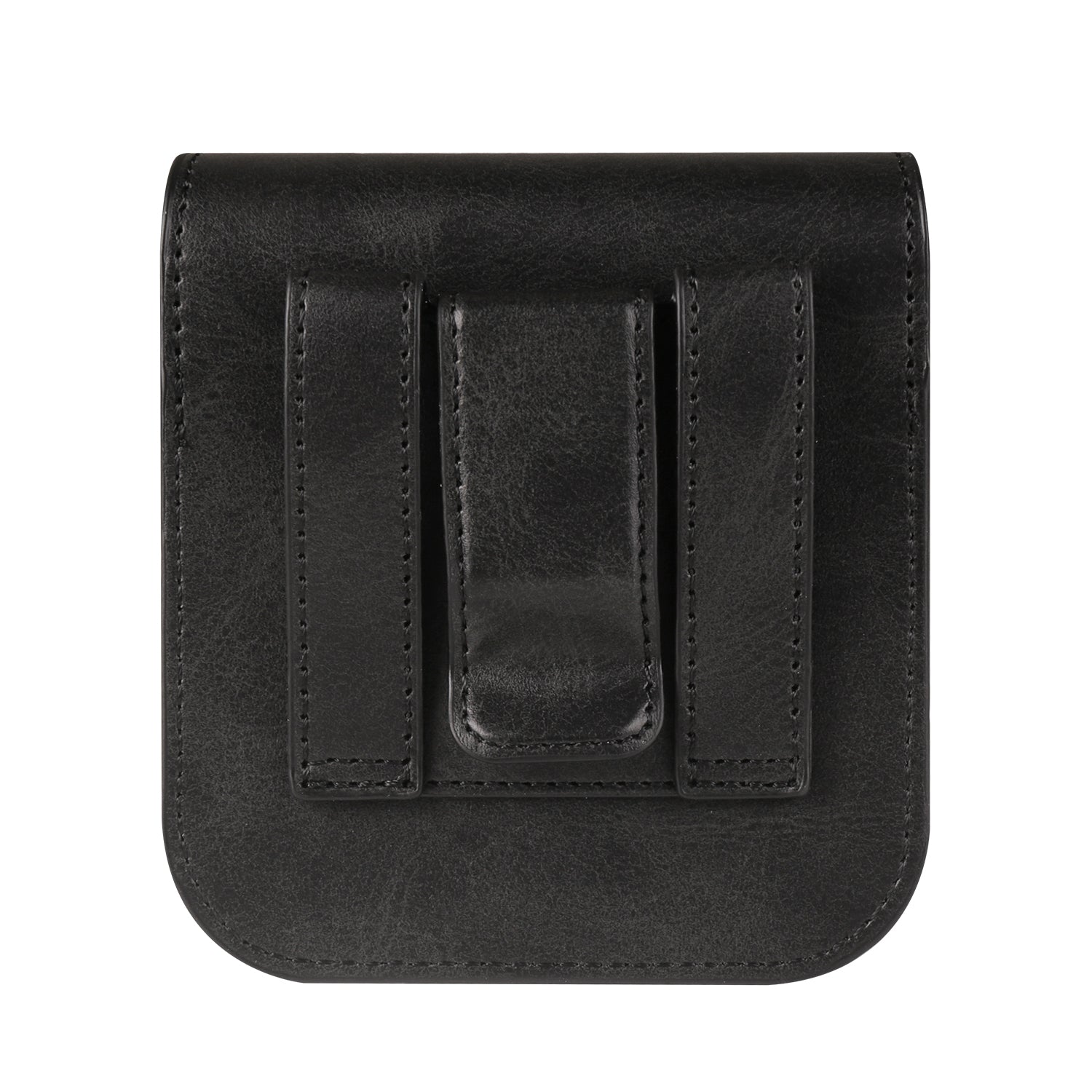 Universal PU Leather Waist Bag with Back Clip and Belt Loop for Folding Phones