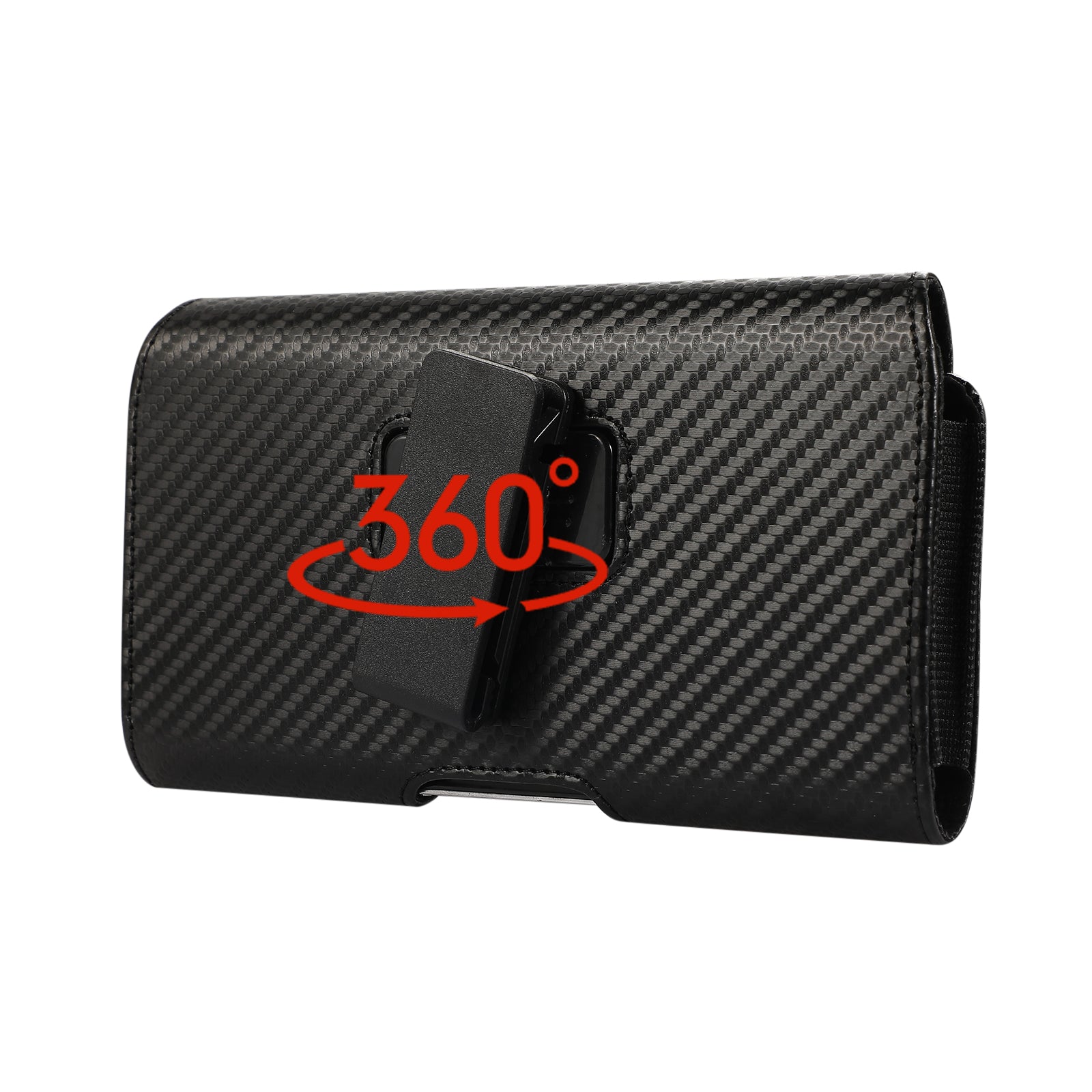Universal Horizontal Leather Case Fits 7.0 inch Phone Belt Pouch Holster with Magnetic Closure