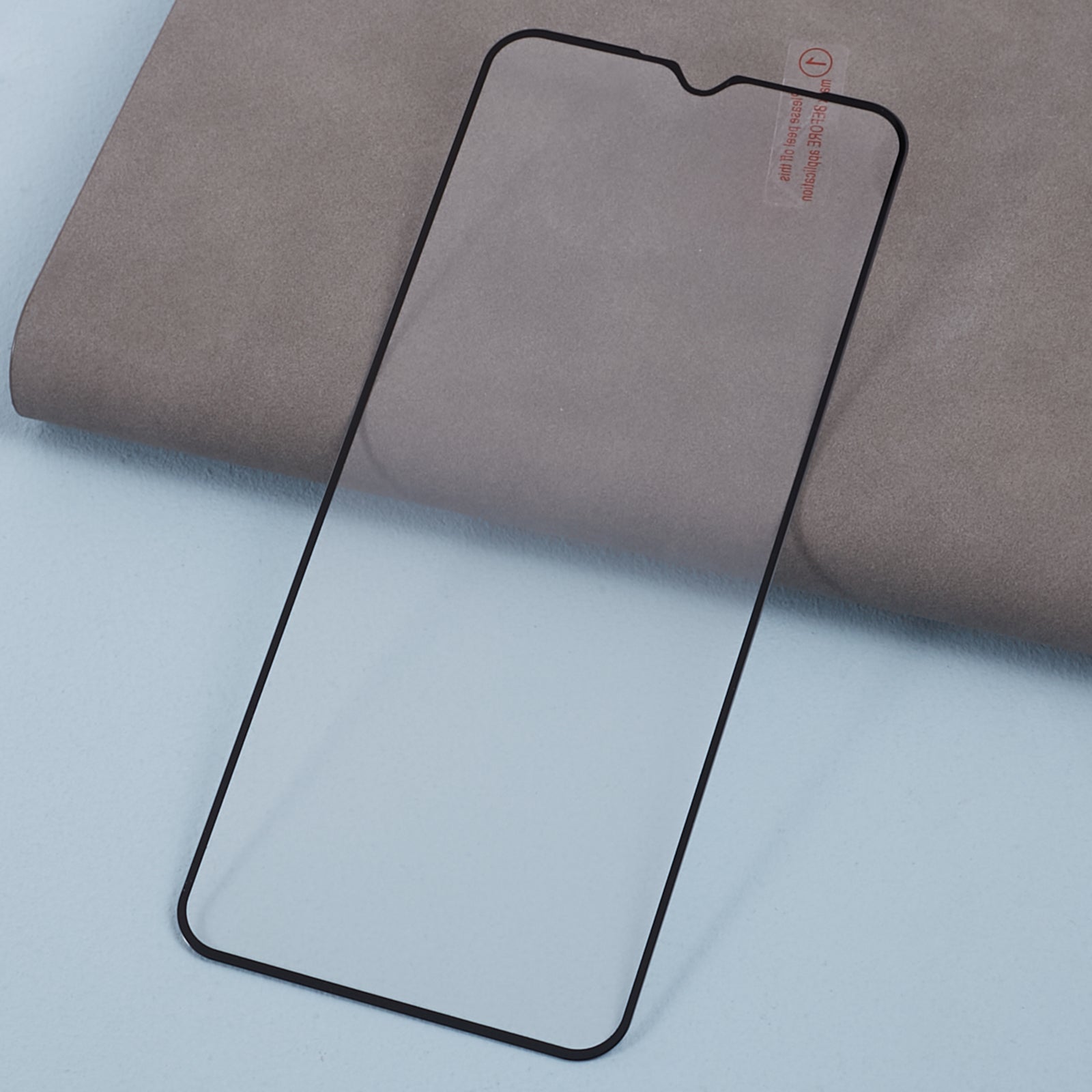 For Realme Narzo 50i Prime 4G Tempered Glass Film Silk Printing Full Cover Screen Protector
